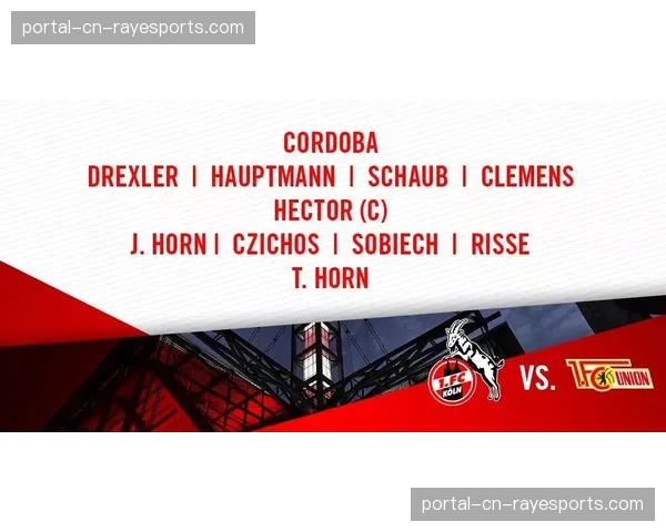 赛前动态:科隆后卫沙博特因累计黄牌停赛,将缺席对阵柏林联的关键保级战 赛前动态:科隆后卫沙博特因累计黄牌停赛,将缺席对阵柏林联的关键保级战